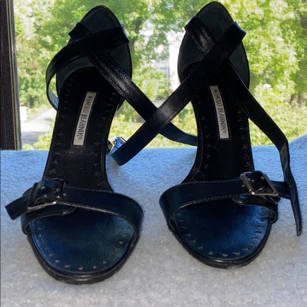 Mahnolo Blahnik Strappy Sandals - Picture 4 of 10